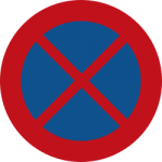 prohibited parking stopping